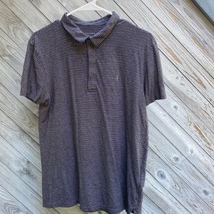 All Saints Striped Polo - Sz M